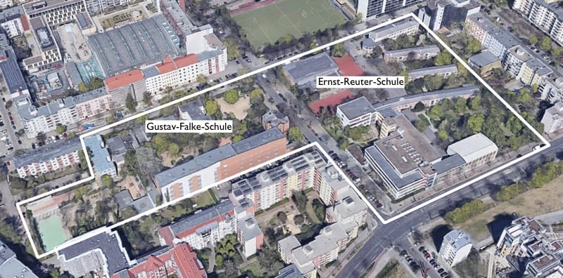 Lageplan Campus Bernauer Straße